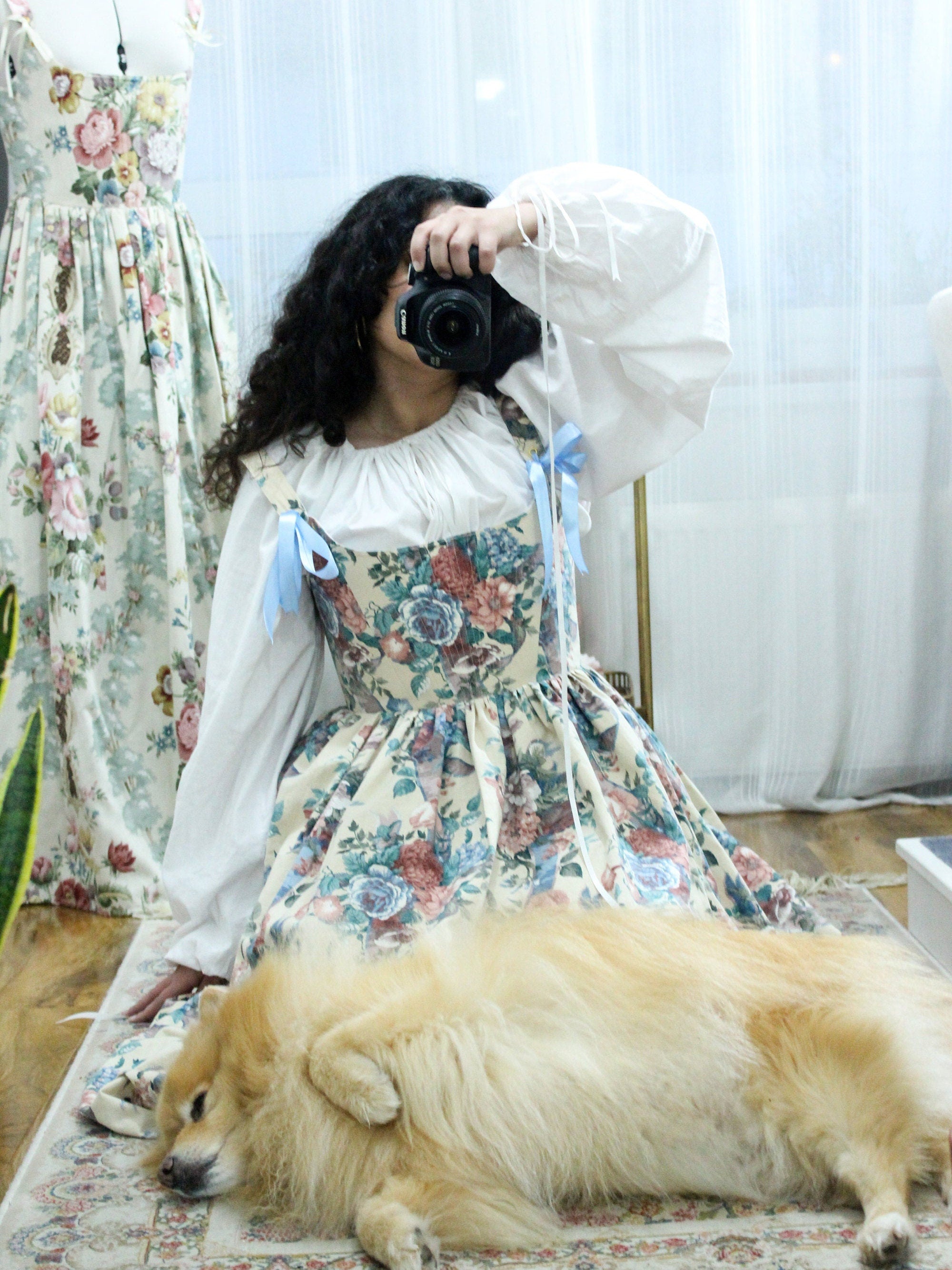 Corset Dress | Vintage Fabric | Made to Order