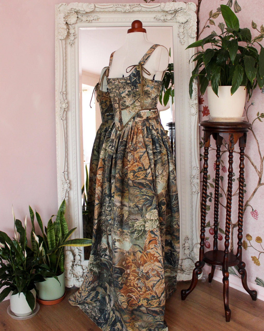 Tapestry Corset and Skirt | Made to Order