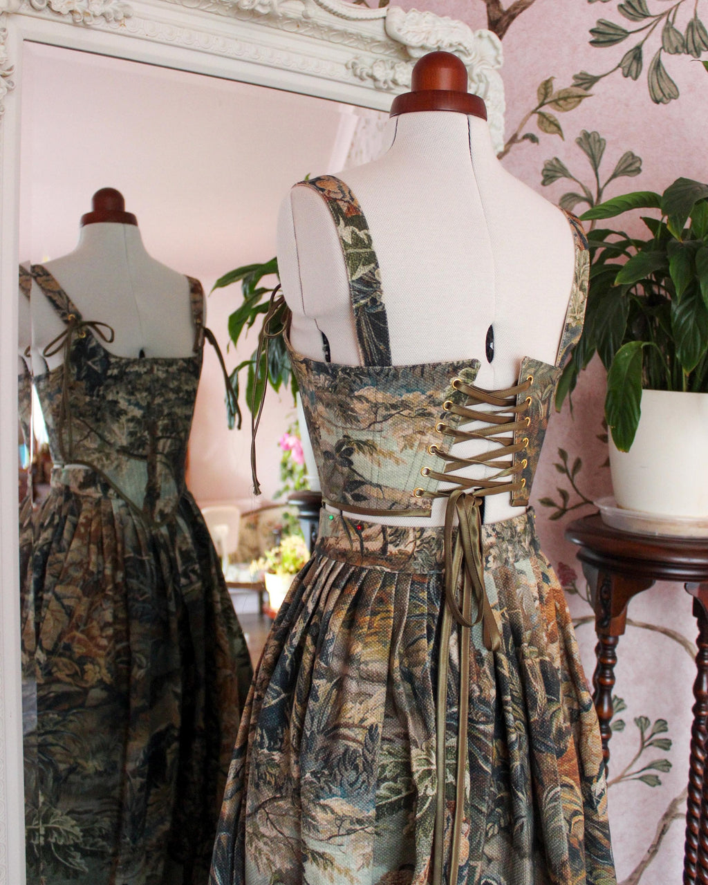 Tapestry Corset and Skirt | Made to Order