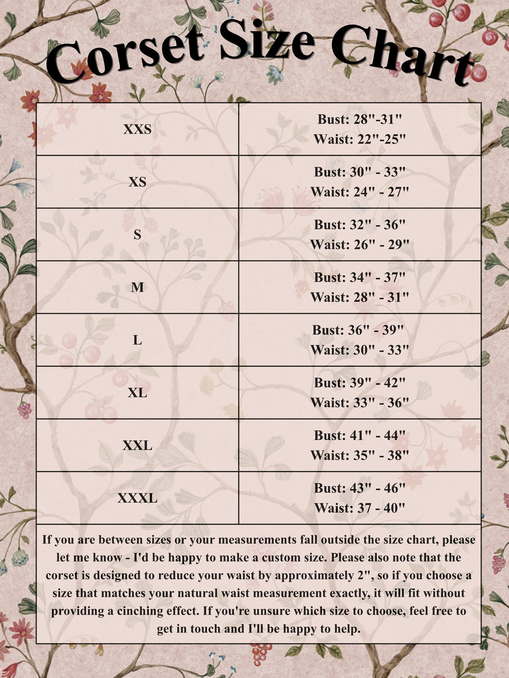 Tapestry Corset and Skirt | Made to Order