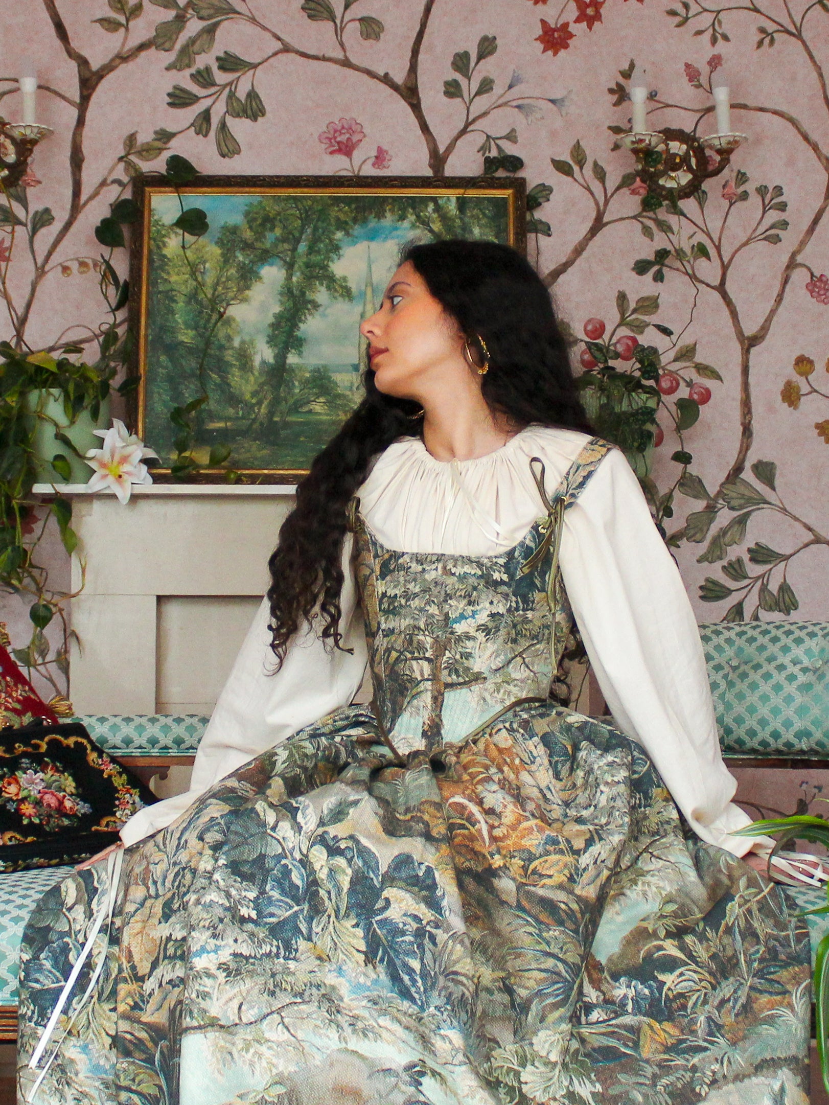Tapestry Corset and Skirt | Made to Order