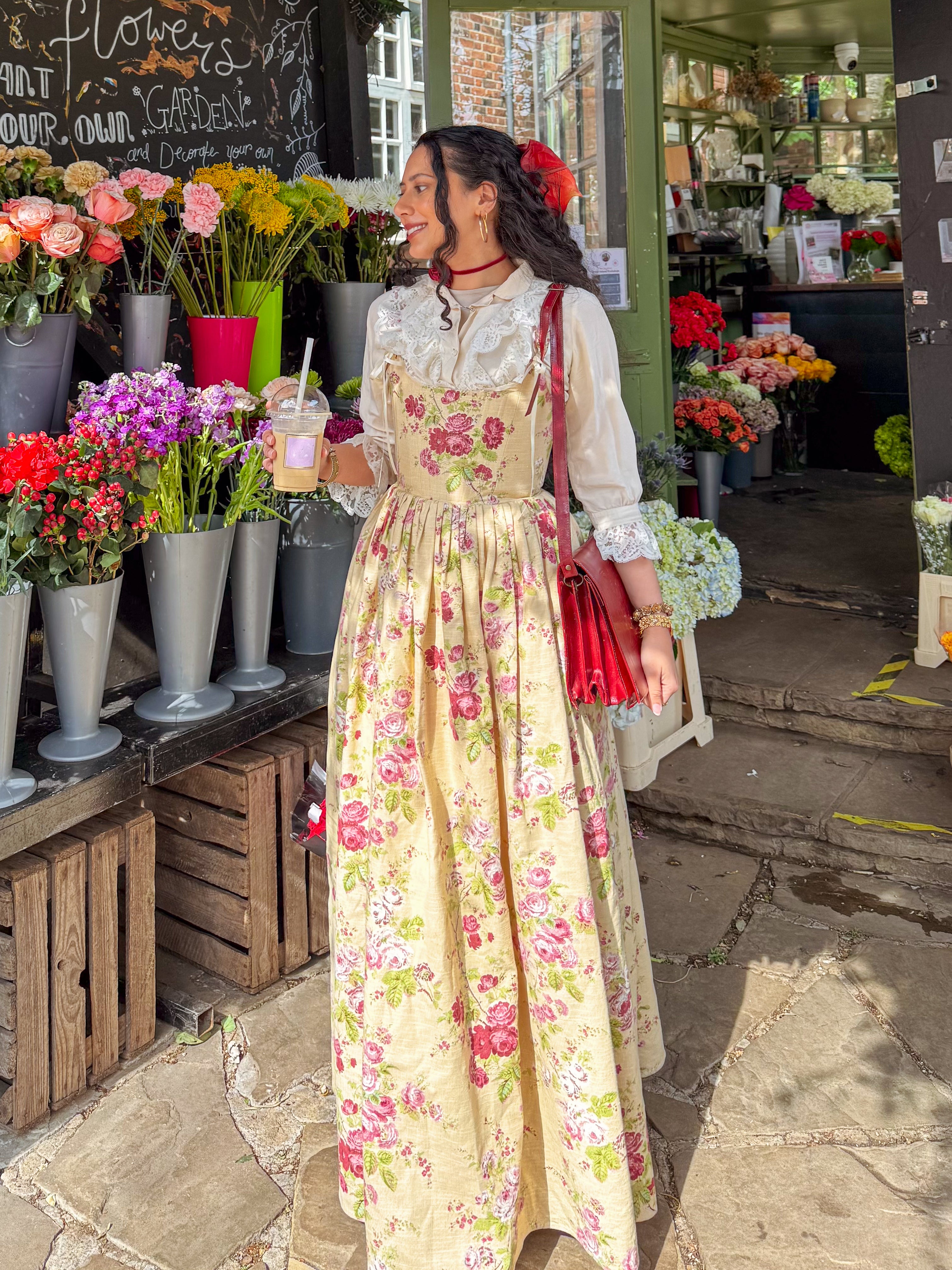 Corset Dress | Vintage Fabric | Made to Order