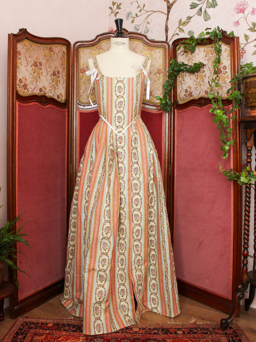 Antoinette Corset and Skirt | Vintage Fabric | Made to Order