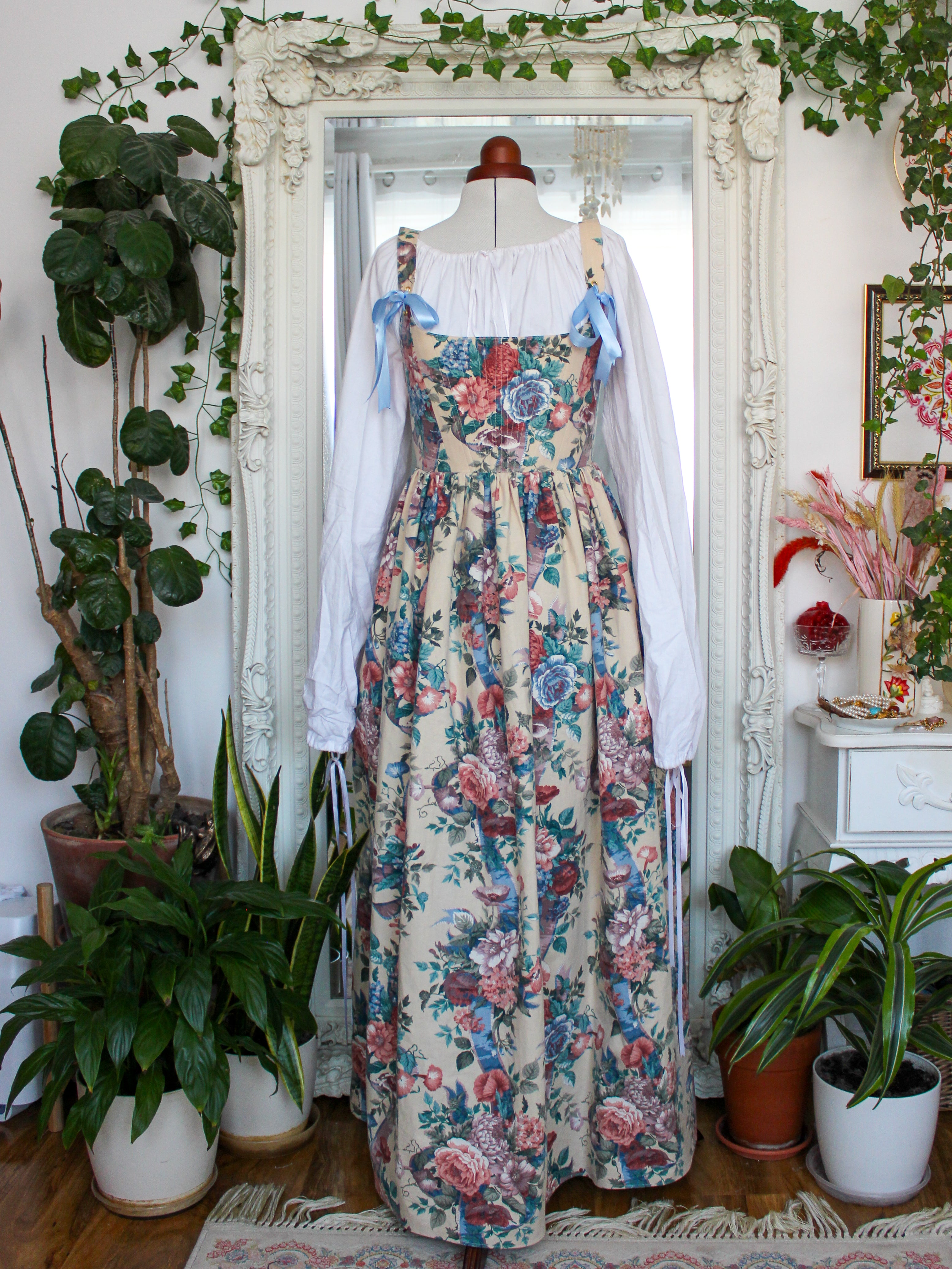 Corset Dress | Vintage Fabric | Made to Order