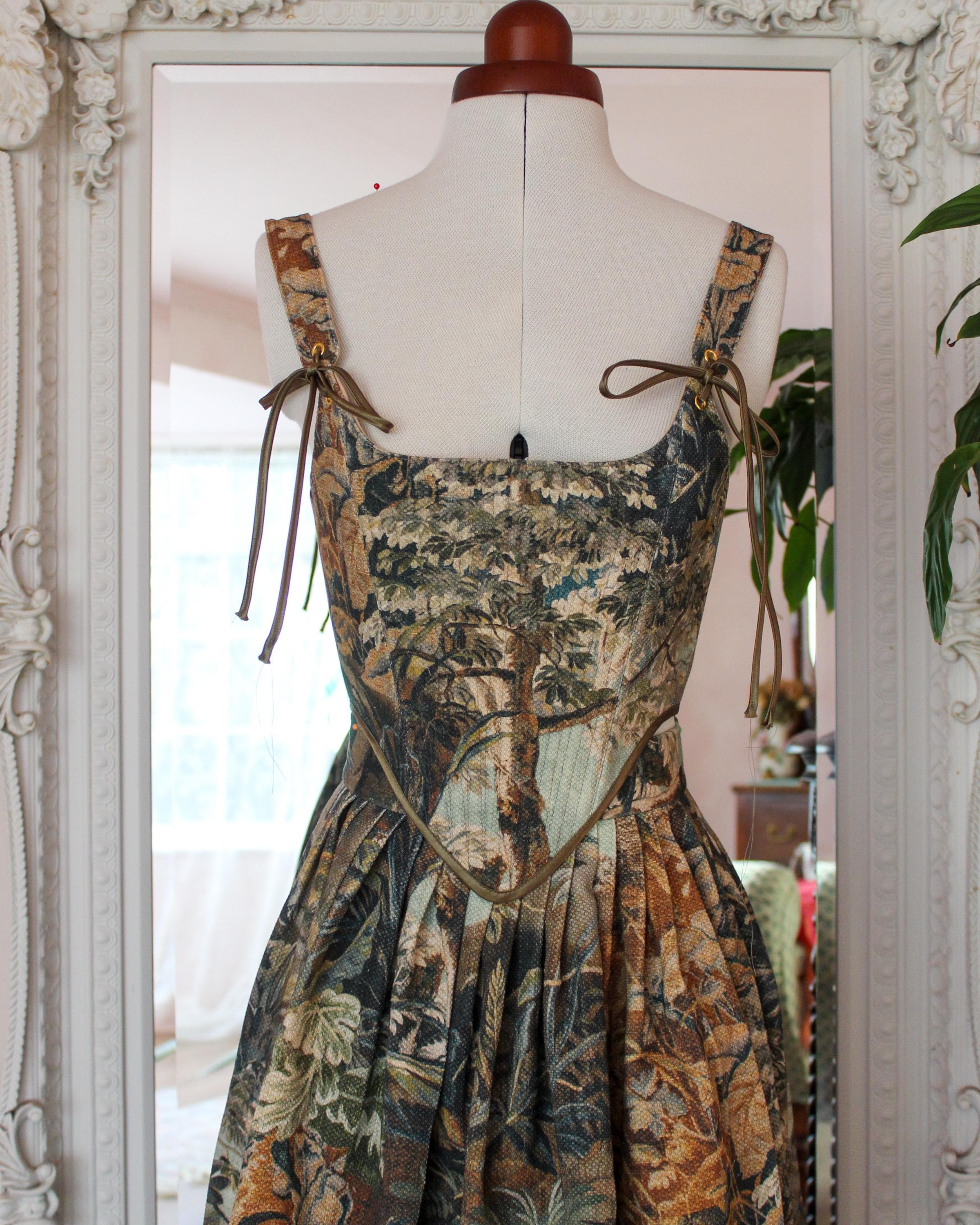 Tapestry Corset and Skirt | Made to Order